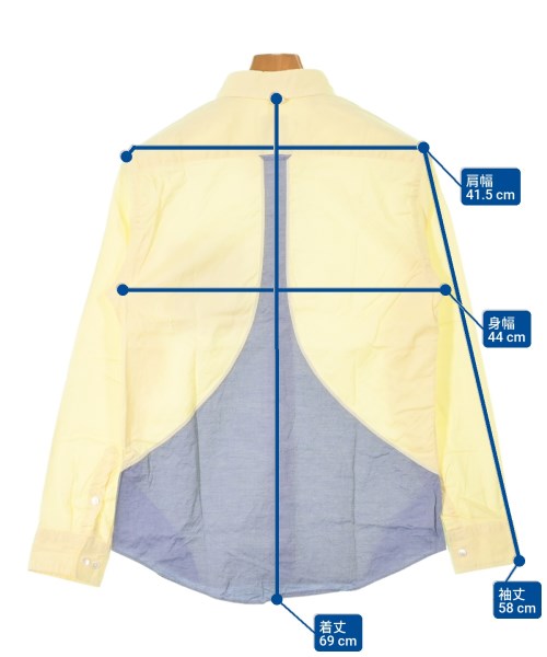 visvim（ヴィズヴィム）カジュアルシャツ 黄 サイズ:S メンズ/2200657132446