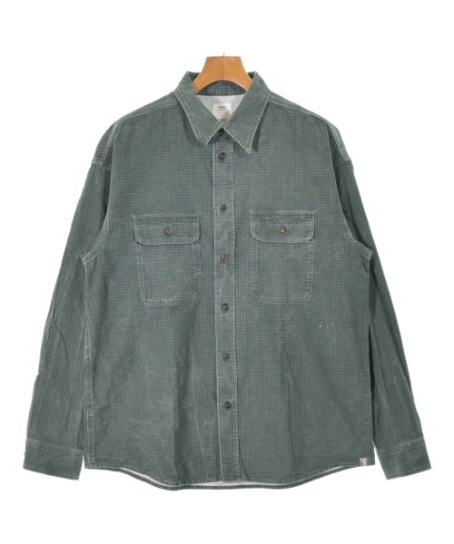 visvim(ヴィズヴィム)カジュアルシャツ 緑 サイズ:3(L位)/2200657383503