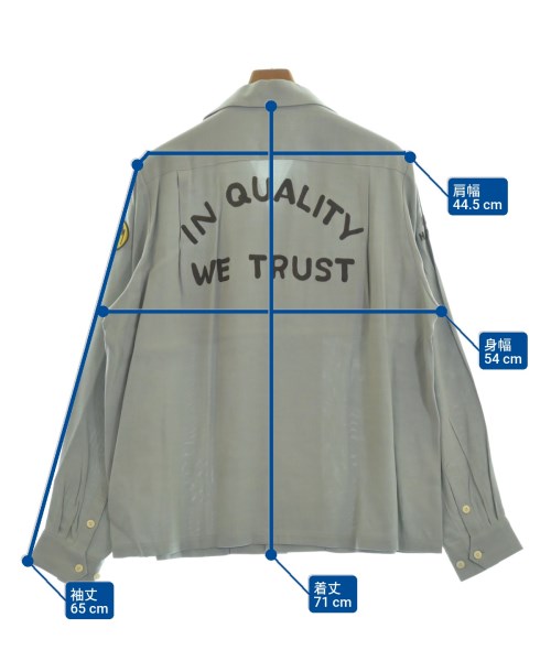 visvim（ヴィズヴィム）カジュアルシャツ グレー サイズ:2(M位) メンズ/2200661343197