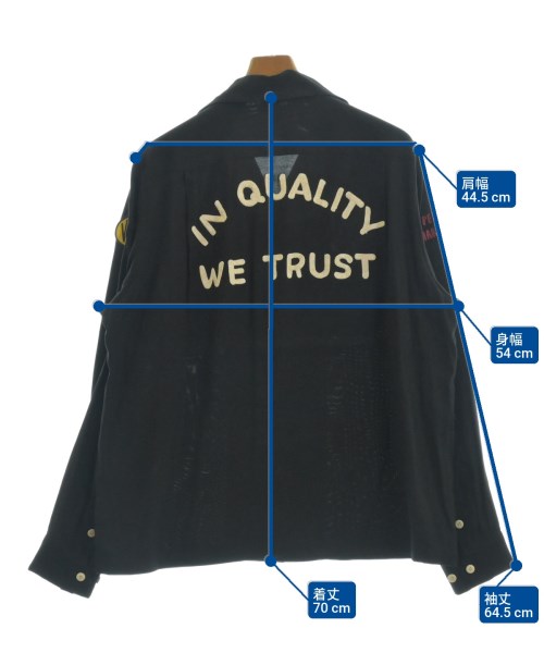 visvim（ヴィズヴィム）カジュアルシャツ 黒 サイズ:2(M位) メンズ/2200661343203