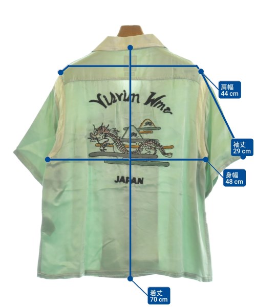 visvim（ヴィズヴィム）カジュアルシャツ 緑 サイズ:3(L位) メンズ/2200661343227