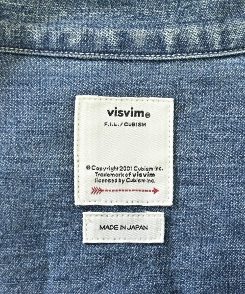visvim（ヴィズヴィム）カジュアルシャツ 紺 サイズ:3(L位) メンズ/2200713037029