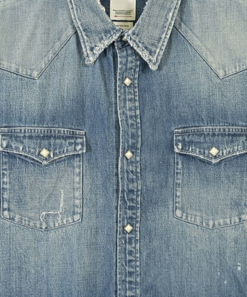 visvim（ヴィズヴィム）カジュアルシャツ 紺 サイズ:3(L位) メンズ/2200713037029