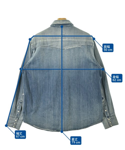 visvim（ヴィズヴィム）カジュアルシャツ 紺 サイズ:3(L位) メンズ/2200713037029