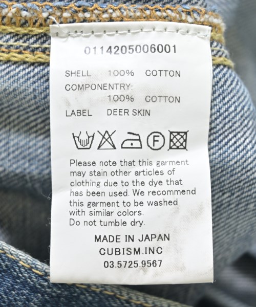 visvim（ヴィズヴィム）デニムジャケット 紺 サイズ:1(S位) メンズ/2200715016022