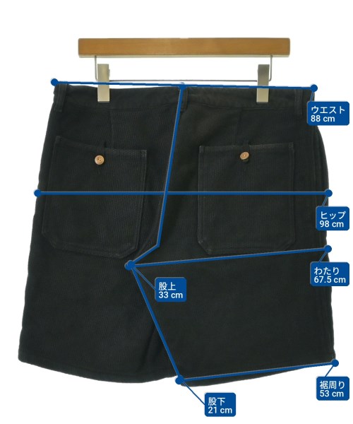 visvim（ヴィズヴィム）ショートパンツ 黒 サイズ:3(L位) メンズ/2200711148109