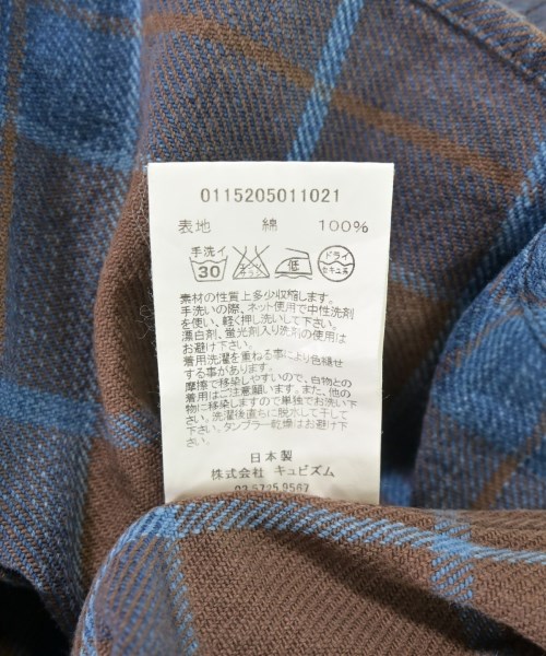 visvim（ヴィズヴィム）カジュアルシャツ 茶 サイズ:1(S位) メンズ/2200714608235