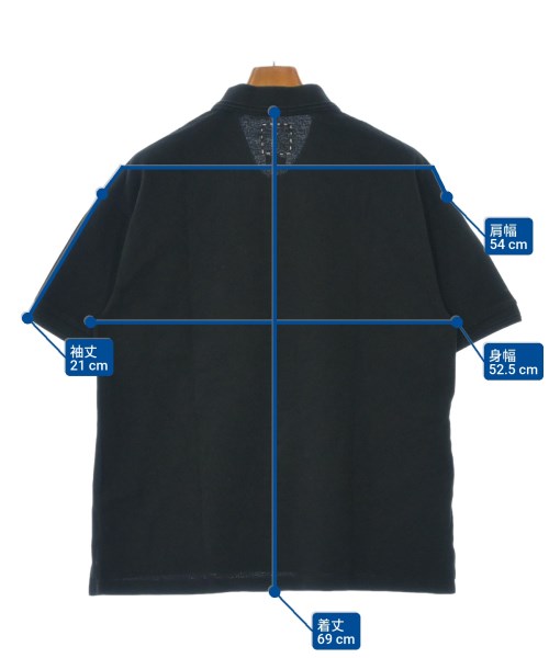 visvim（ヴィズヴィム）ポロシャツ 黒 サイズ:3(L位) メンズ/2200644189286