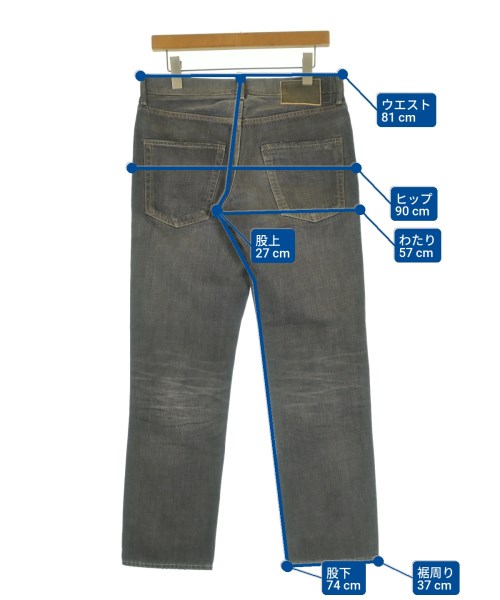 visvim（ヴィズヴィム）デニムパンツ グレー サイズ:32(L位) メンズ/2200646833132