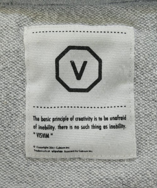visvim（ヴィズヴィム）スウェット グレー サイズ:-(L位) メンズ/2200638742046