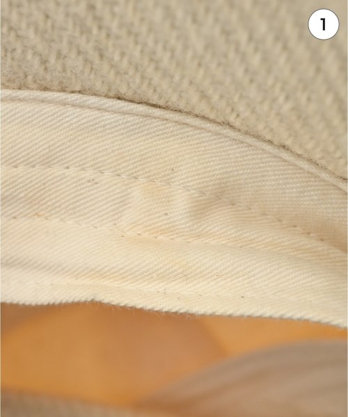 visvim（ヴィズヴィム）ハンチング・ベレー帽 白 サイズ:ML メンズ/2200647344415