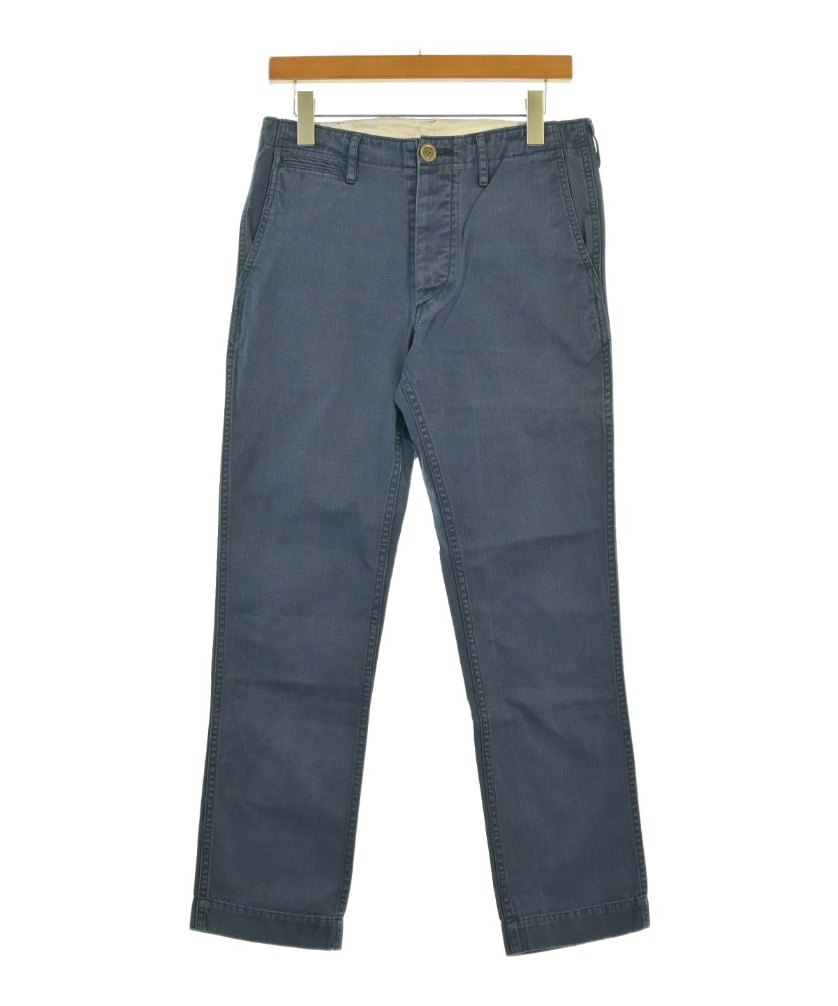 【visvim】パンツ・size1 visvim（ヴィズヴィム）チノパン 紺 サイズ:1(S位) メンズ