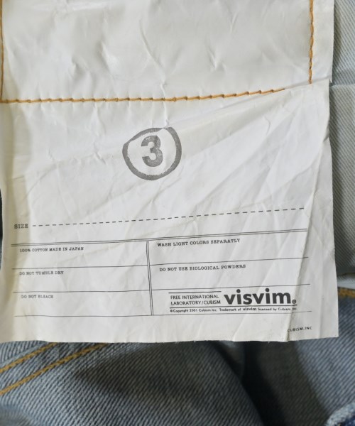 visvim（ヴィズヴィム）デニムパンツ 青 サイズ:3(L位) メンズ/2200652891010