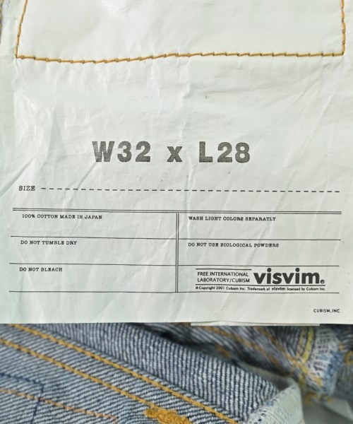 visvim（ヴィズヴィム）デニムパンツ 青 サイズ:32(L位) メンズ/2200703417046