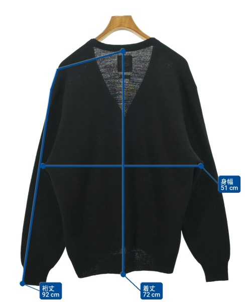 visvim（ヴィズヴィム）カーディガン 黒 サイズ:3(L位) メンズ/2200704923065