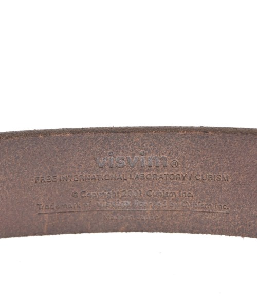 visvim（ヴィズヴィム）ベルト 茶 サイズ:34 メンズ/2200704715264
