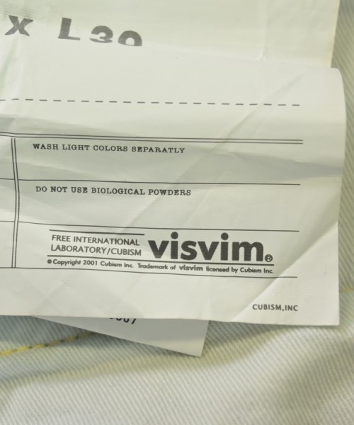 visvim（ヴィズヴィム）デニムパンツ 青 サイズ:34(XL位) メンズ/2200706991017