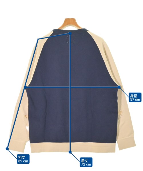 visvim（ヴィズヴィム）スウェット 紺 サイズ:4(XL位) メンズ/2200660624143