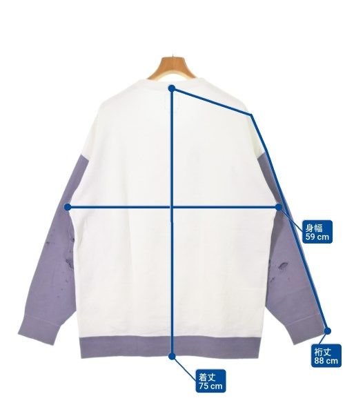 visvim（ヴィズヴィム）スウェット 白 サイズ:4(XL位) メンズ/2200660624150