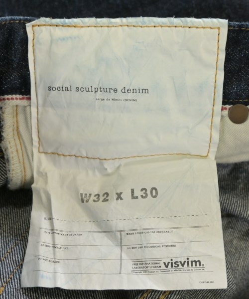 visvim（ヴィズヴィム）デニムパンツ 紺 サイズ:32(L位) メンズ/2200663340279