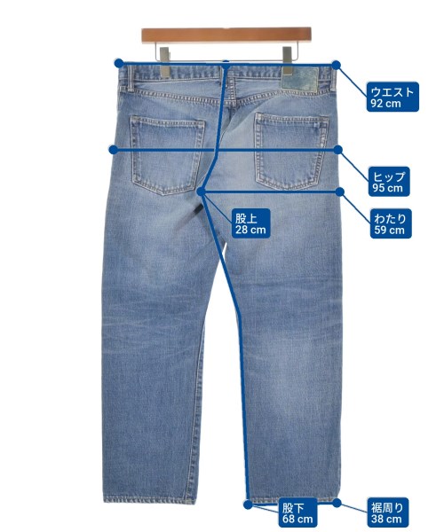 visvim（ヴィズヴィム）デニムパンツ 紺 サイズ:38(XXL位) メンズ/2200667878075