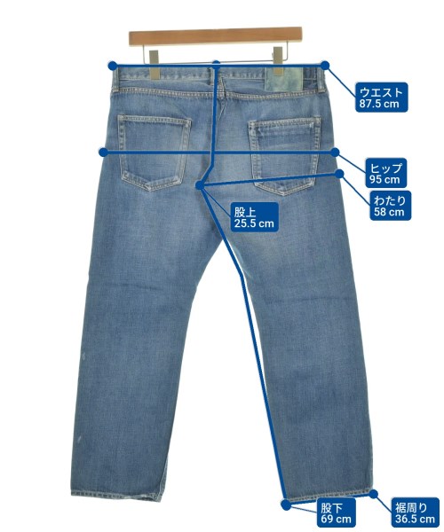 visvim（ヴィズヴィム）デニムパンツ 紺 サイズ:38(XXL位) メンズ/2200667878082