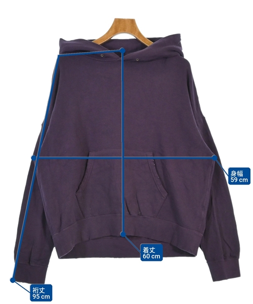 visvim（ヴィズヴィム）パーカー 紫 サイズ:2(M位) メンズ/2200640898168