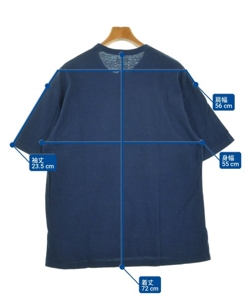 visvim（ヴィズヴィム）Tシャツ・カットソー 紺 サイズ:4(XL位) メンズ/2200727501080