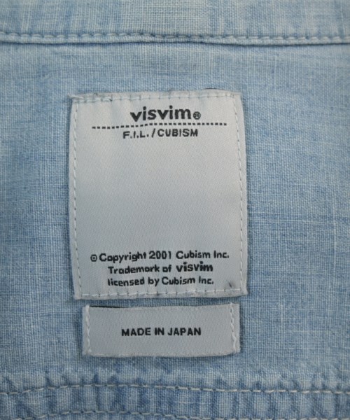 visvim（ヴィズヴィム）カジュアルシャツ 青 サイズ:1(S位 メンズ/2200732461041