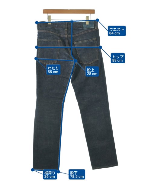 visvim（ヴィズヴィム）デニムパンツ 紺 サイズ:34(XL位) メンズ/2200734778031