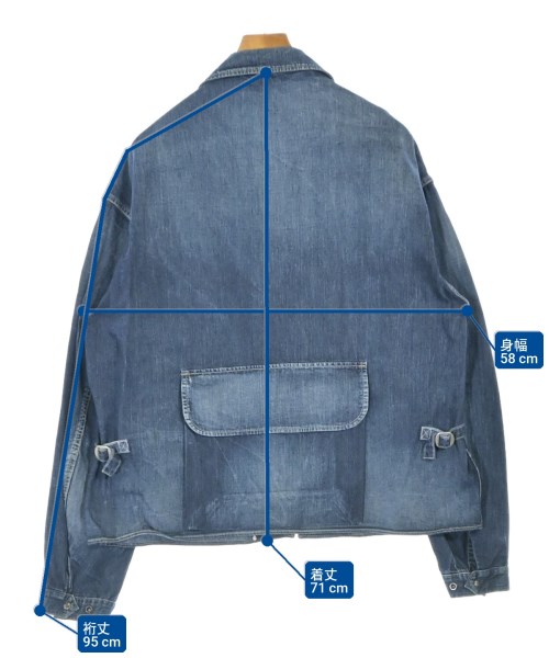 visvim（ヴィズヴィム）ブルゾン 紺 サイズ:4(XL位) メンズ/2200722259023