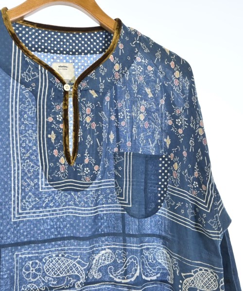 visvim（ヴィズヴィム）カジュアルシャツ 紺 サイズ:4(XL位) メンズ/2200722259078