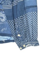 visvim（ヴィズヴィム）カジュアルシャツ 紺 サイズ:4(XL位) メンズ/2200722259078