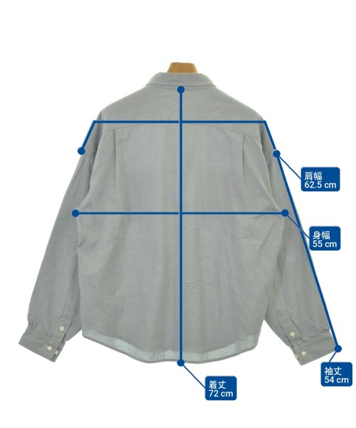 visvim（ヴィズヴィム）カジュアルシャツ 青 サイズ:2(M位) メンズ/2200721943183