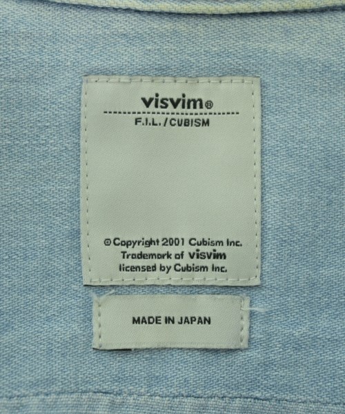 visvim（ヴィズヴィム）カジュアルシャツ 青 サイズ:1(S位) メンズ/2200727451033