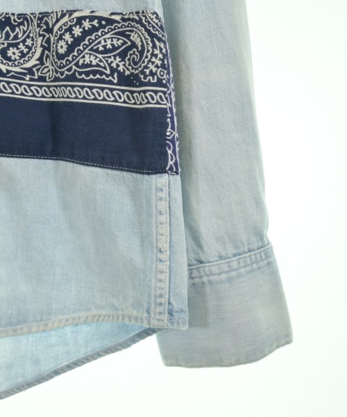 visvim（ヴィズヴィム）カジュアルシャツ 青 サイズ:1(S位) メンズ/2200727451033