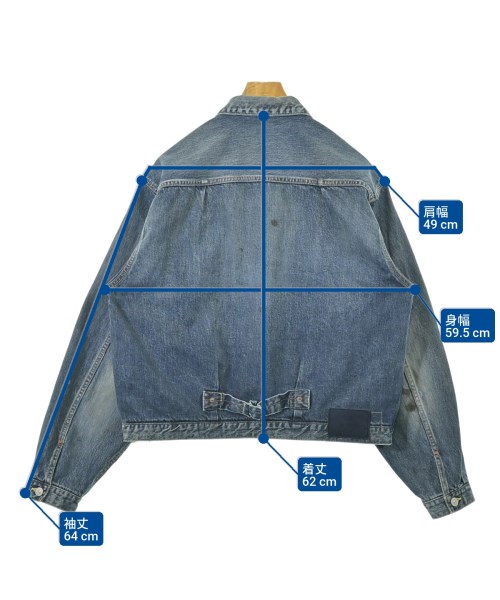 visvim（ヴィズヴィム）デニムジャケット 紺 サイズ:2(M位) メンズ/2200686462033