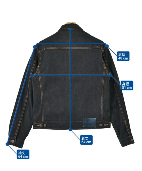 visvim（ヴィズヴィム）デニムジャケット 紺 サイズ:2(M位) メンズ/2200690802139