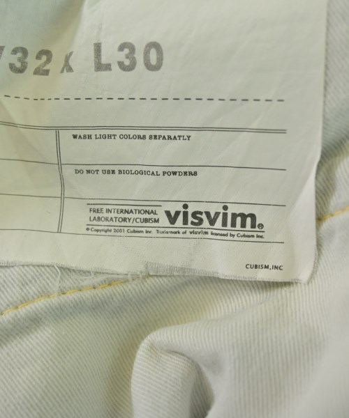 visvim（ヴィズヴィム）デニムパンツ 青 サイズ:32(L位) メンズ/2200685517079