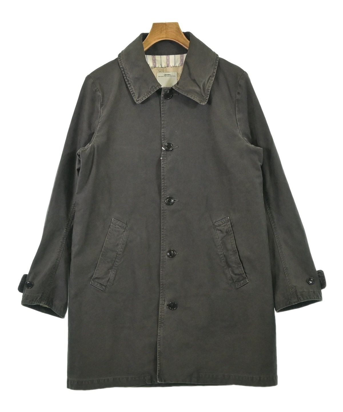 visvim（ヴィズヴィム）ステンカラーコート グレー サイズ:2(M位