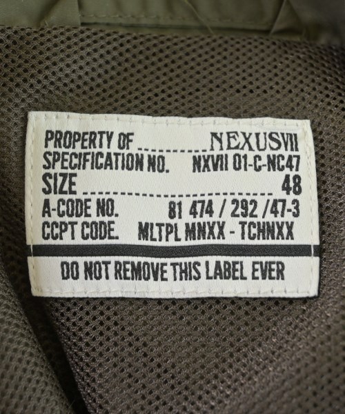 NEXUS 7（ネクサスセブン）ミリタリーブルゾン カーキ サイズ:48(L位) メンズ/2200620963251