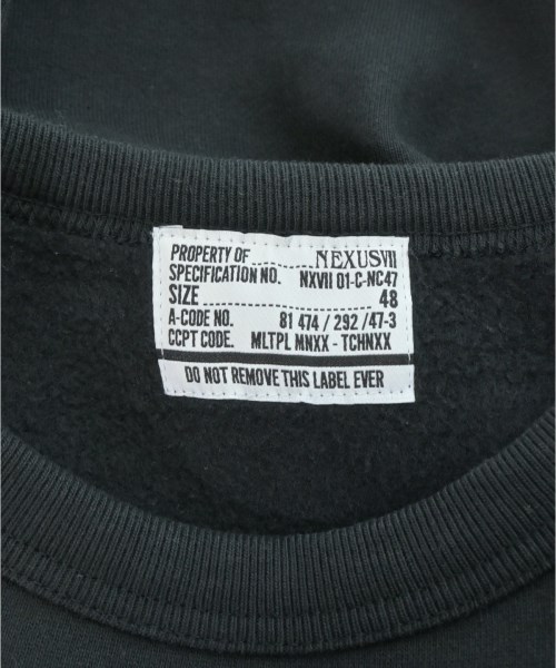 NEXUS 7（ネクサスセブン）スウェット 黒 サイズ:48(L位) メンズ/2200674859029