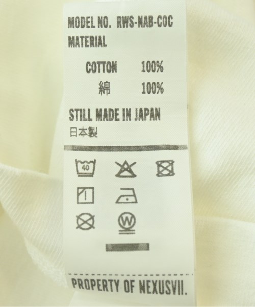 NEXUS 7（ネクサスセブン）Tシャツ・カットソー 白 サイズ:50(XL位) メンズ/2200715670026