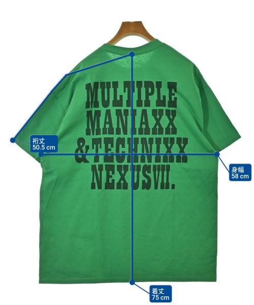 NEXUS 7（ネクサスセブン）Tシャツ・カットソー 緑 サイズ:XL メンズ/2200652937183