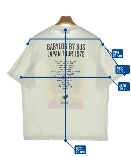 ATMOS（アトモス）Tシャツ・カットソー 白 サイズ:L メンズ/2200666763075