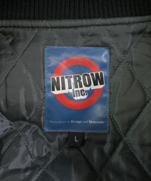 NITROW（ナイトロウ）スタジャン 黒 サイズ:L メンズ/2200703675316
