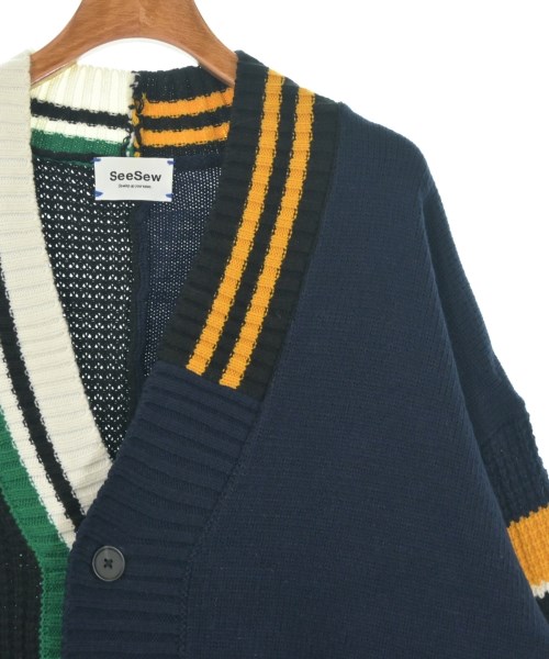 seesaw（シーソー）カーディガン 紺 サイズ:F メンズ/2200641638046