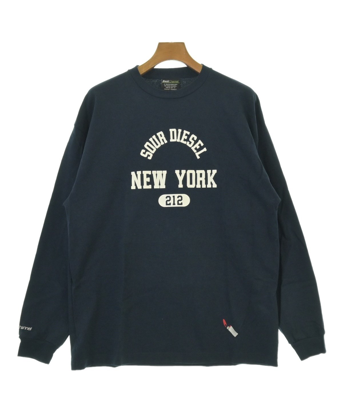 BACK CHANNEL（バック チャンネル）Tシャツ・カットソー 紺 サイズ:L