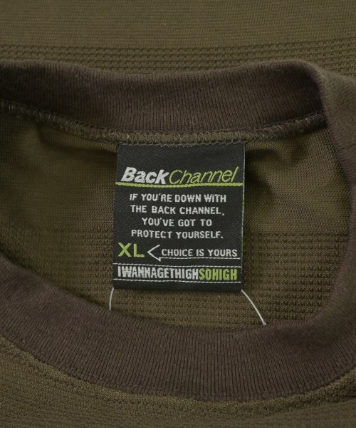 BACK CHANNEL（バック　チャンネル）Tシャツ・カットソー 茶 サイズ:XL メンズ/2200694738045