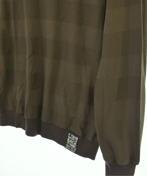 BACK CHANNEL（バック　チャンネル）Tシャツ・カットソー 茶 サイズ:XL メンズ/2200694738045